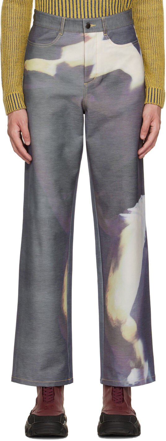 

SSENSE Эксклюзивные синие джинсы из флиса PONDER.ER