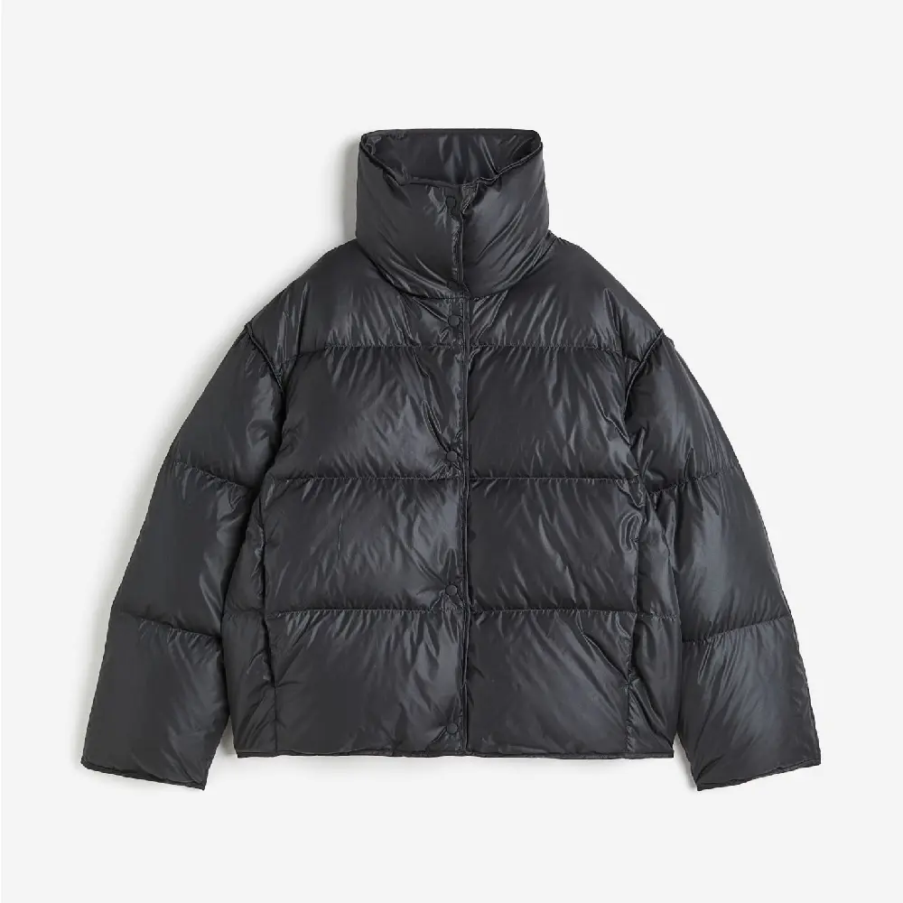 

Пуховик H&M Down Puffer, темно-серый