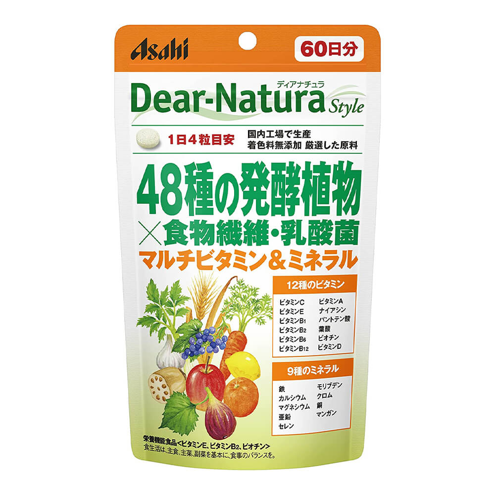 Пищевая добавка Dear Natura Style 48 Kinds of Fermented Plants x Dietary Fiber and Lactic Acid Bacteria, 240 таблеток