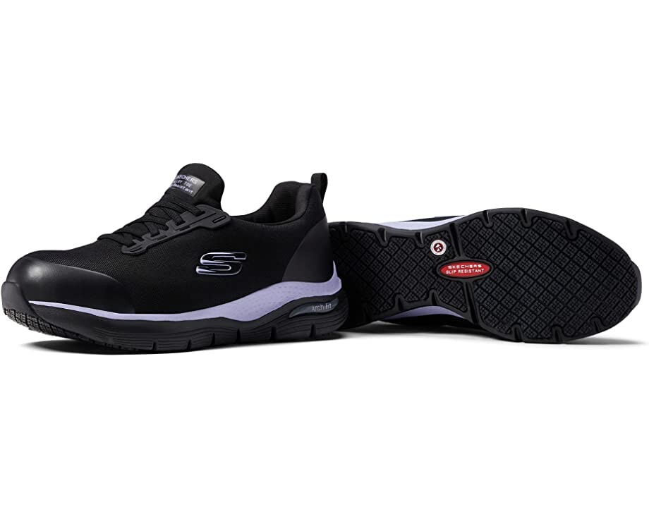 

Кроссовки Arch Fit SR - Evzan Alloy Toe SKECHERS Work, черный