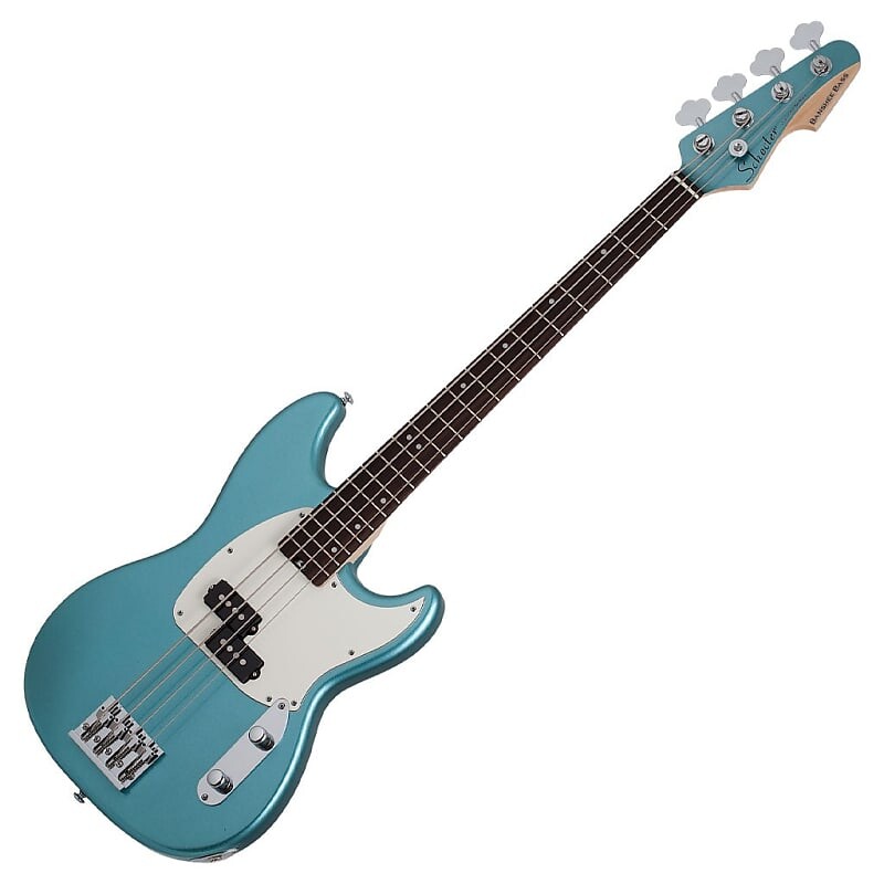 

4-струнная бас-гитара Schecter Banshee Bass Short Scale - Vintage Pelham Blue Banshee Bass 4-String