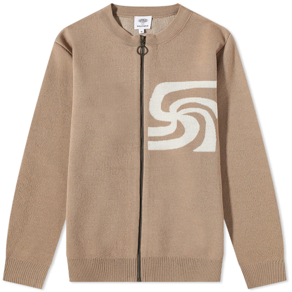 

Джемпер Soulland x Armor-Lux Zip Cardigan, Коричневый