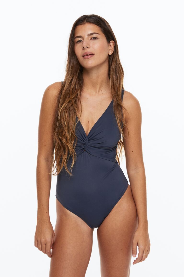 

Моделирующий купальник H&M, темно-синий