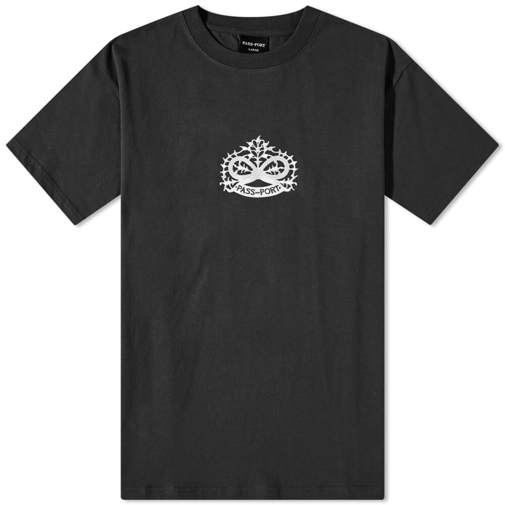 

Футболка Pass~Port Sterling Emberoidery Tee, Черный