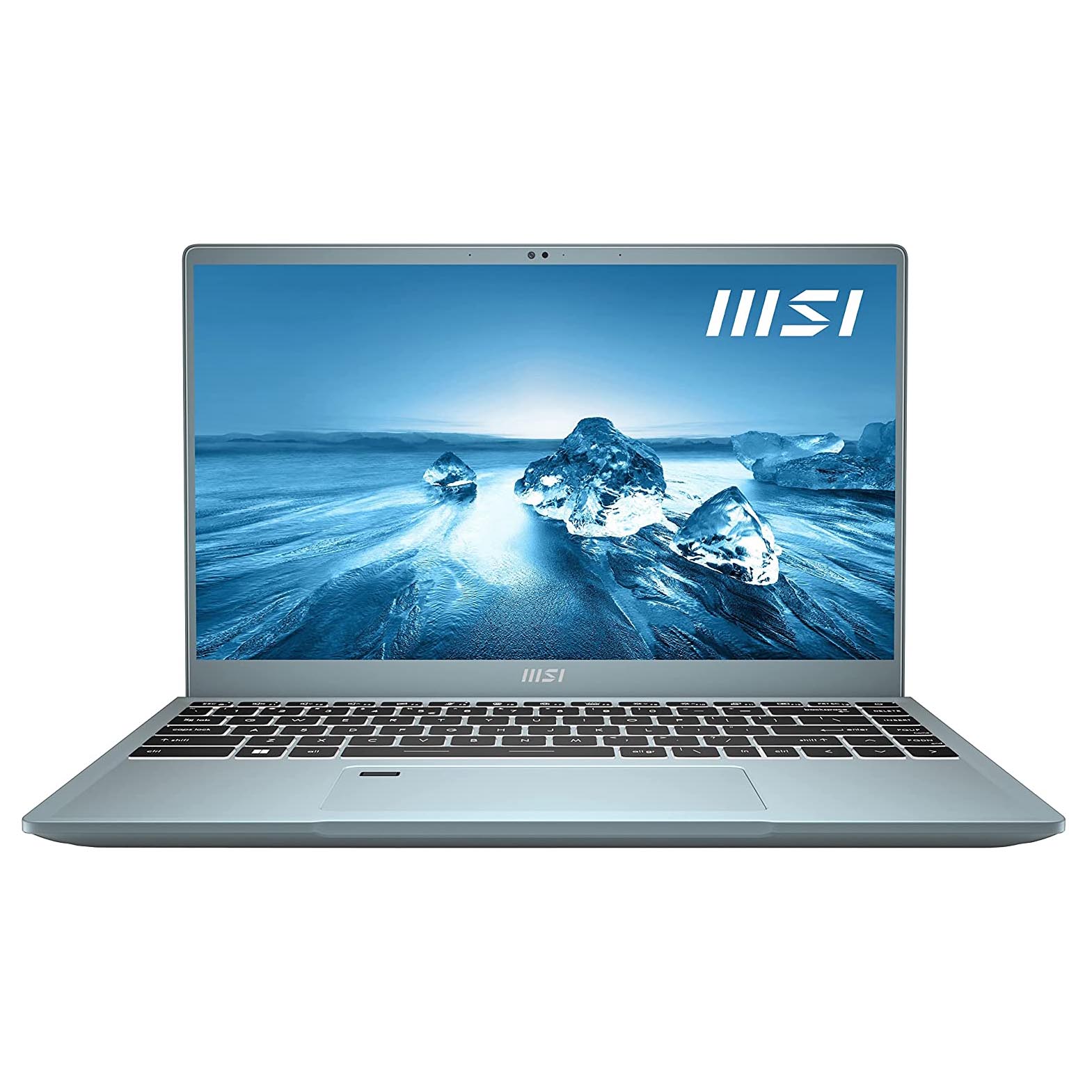 Ноутбук MSI Prestige 14 A12M, 14'', 16 ГБ/512 ГБ, i5-1240P, Intel Iris Xe, голубой, английская клавиатура - фото