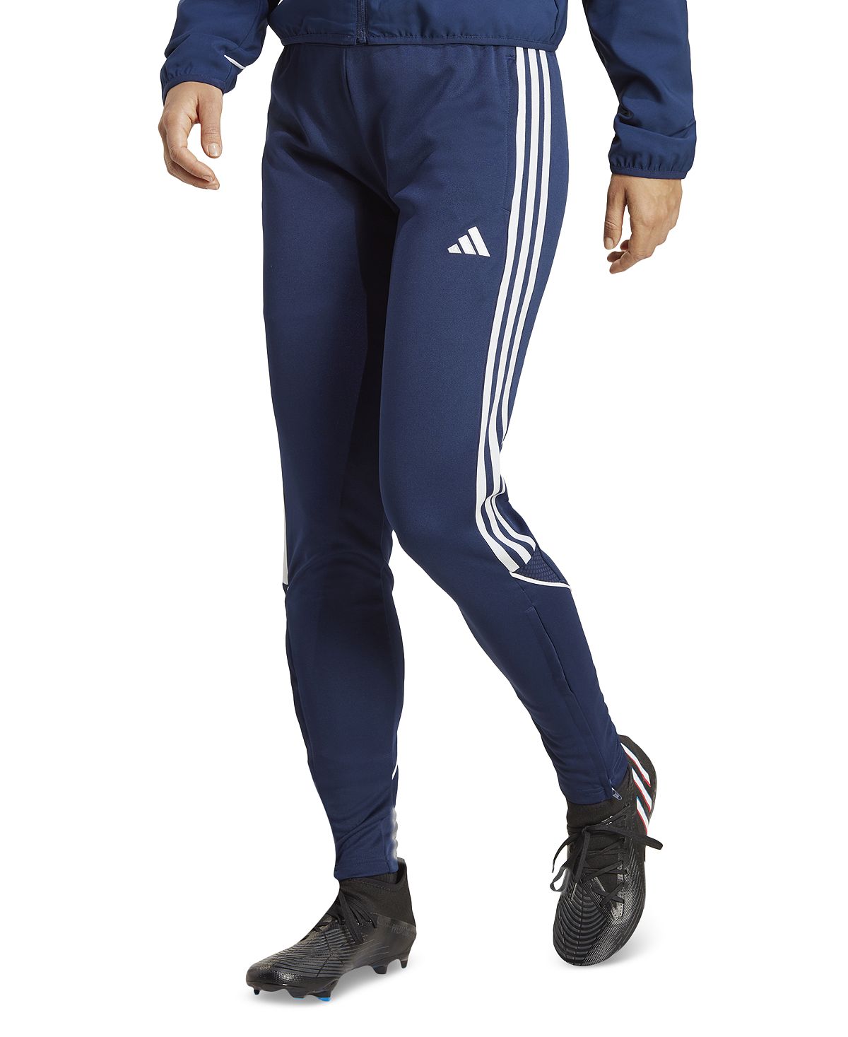 Женские спортивные брюки tiro 23 adidas, темно-синий футбольный мяч adidas tiro league j290 fs0371 р р 4 белый