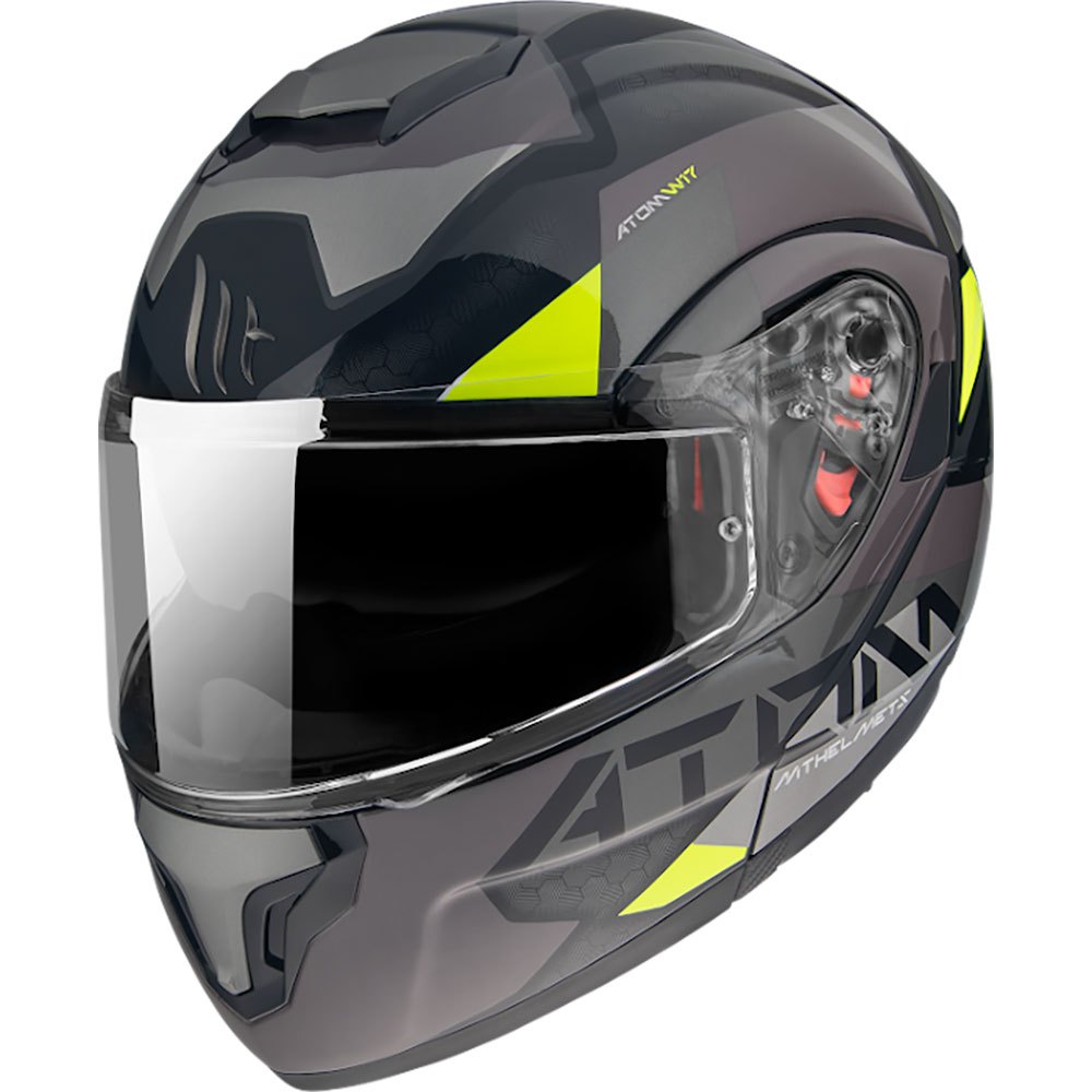Модульный шлем MT Helmets Atom SV W17, серый фото