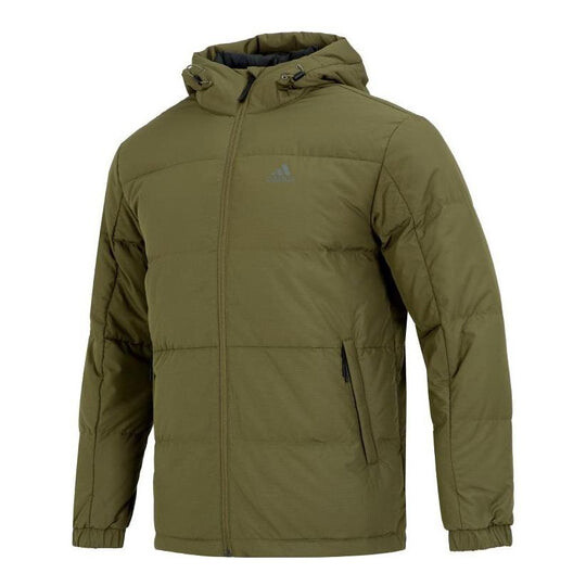 

Пуховик Adidas Logo HN2093, зеленый