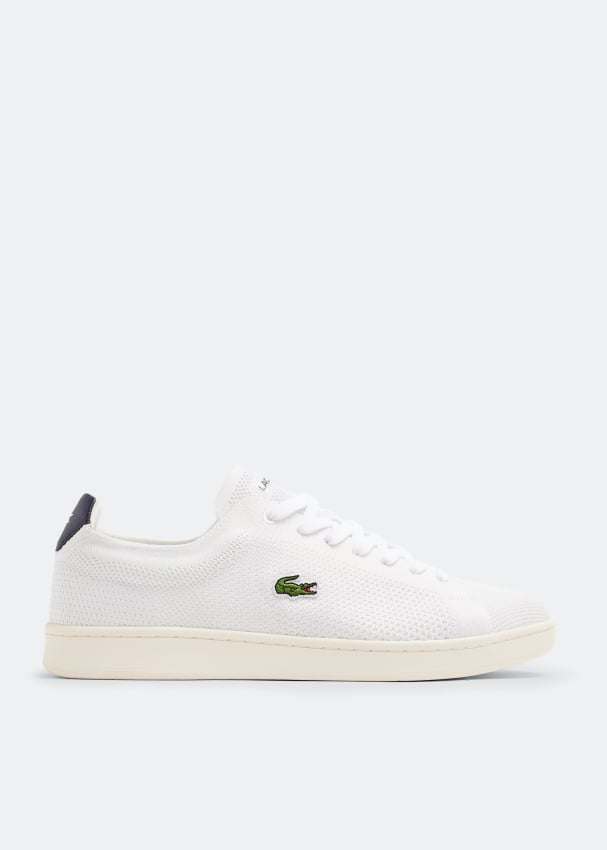 Кроссовки LACOSTE Carnaby Piquée sneakers, белый кроссовки lacoste carnaby pro white dark green