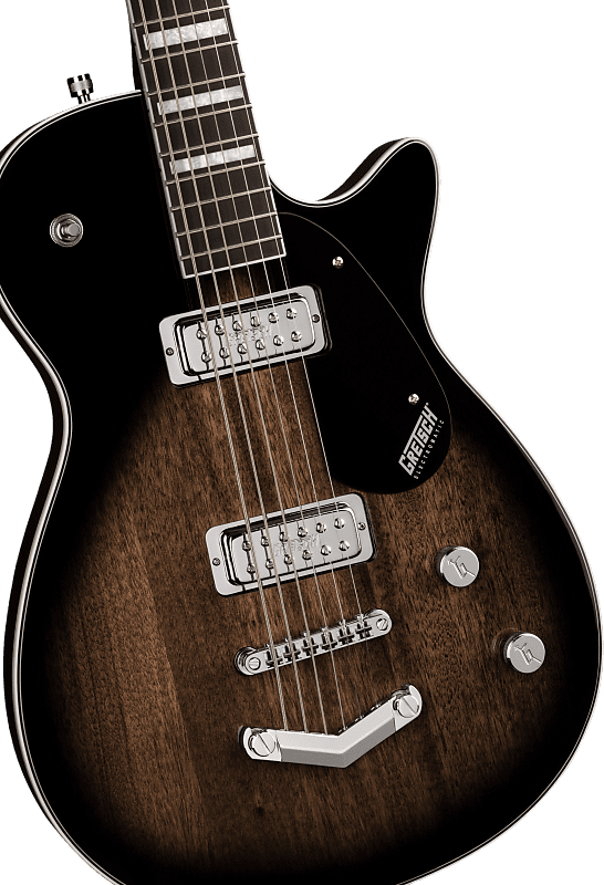 

Gretsch G5260 Electromatic Jet Baritone в бристольском тумане G5260 Electromatic Bristol Fog with V-Stoptail