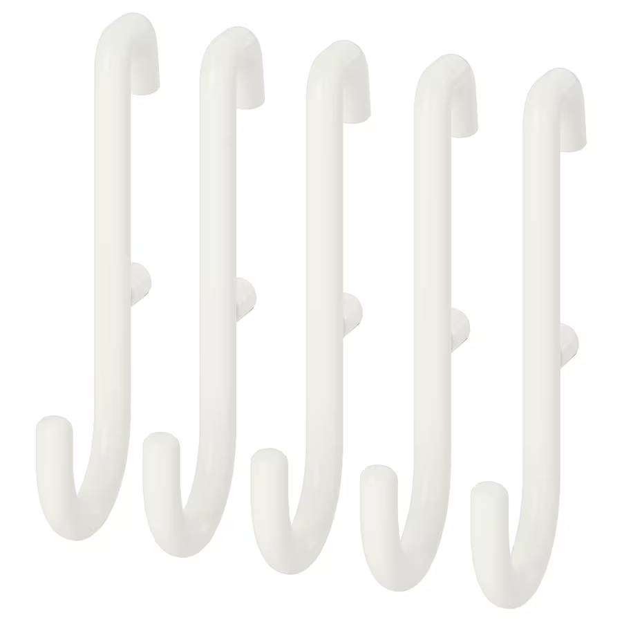 Крючки Ikea Skadis 5 шт, белый