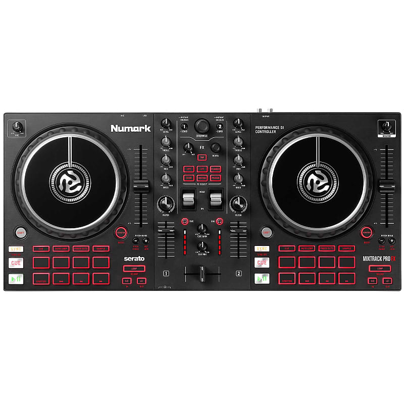 Numark Mixtrack Pro FX 2-Deck DJ Controller для Serato DJ с FX Paddles Numark Mixtrack Pro FX 2-Deck DJ Controller for Serato DJ w FX Paddles
