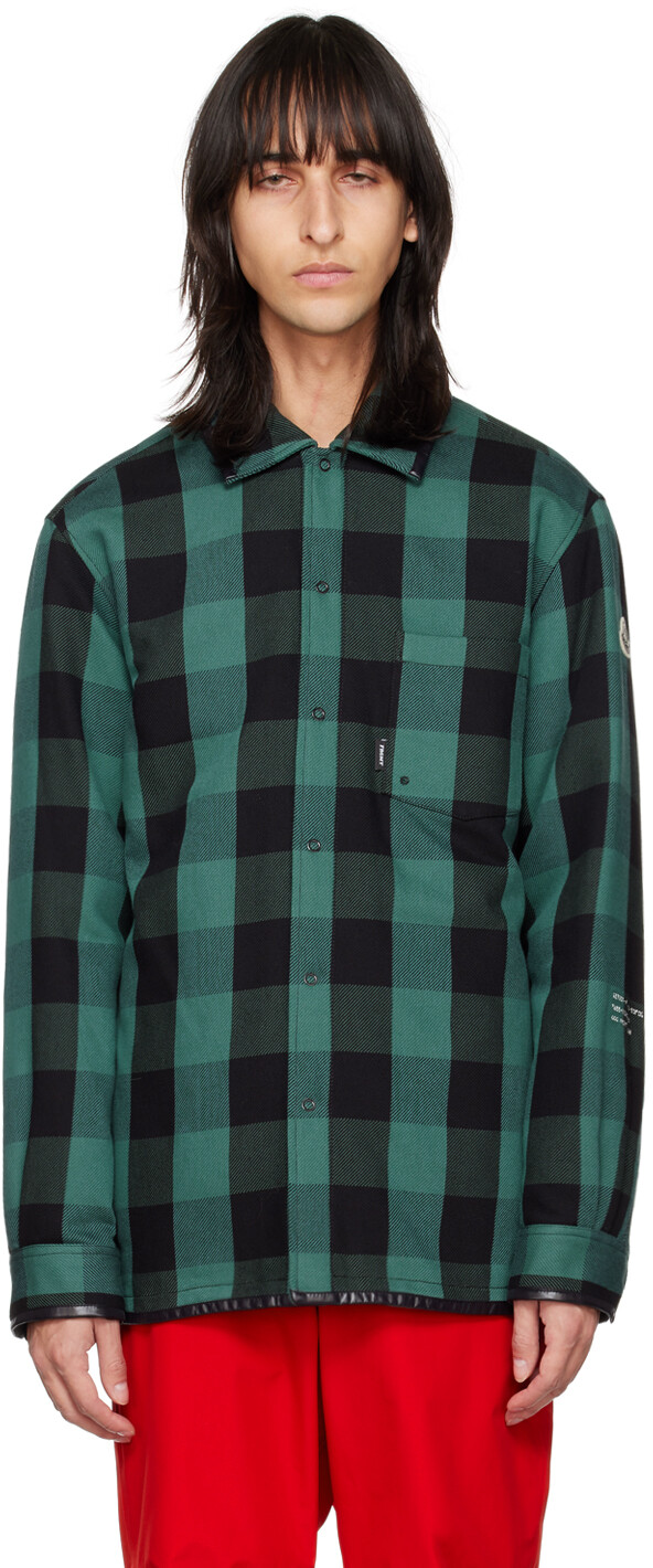 

7 Moncler FRGMT Hiroshi Fujiwara Зеленый пуховик Simmon Moncler Genius
