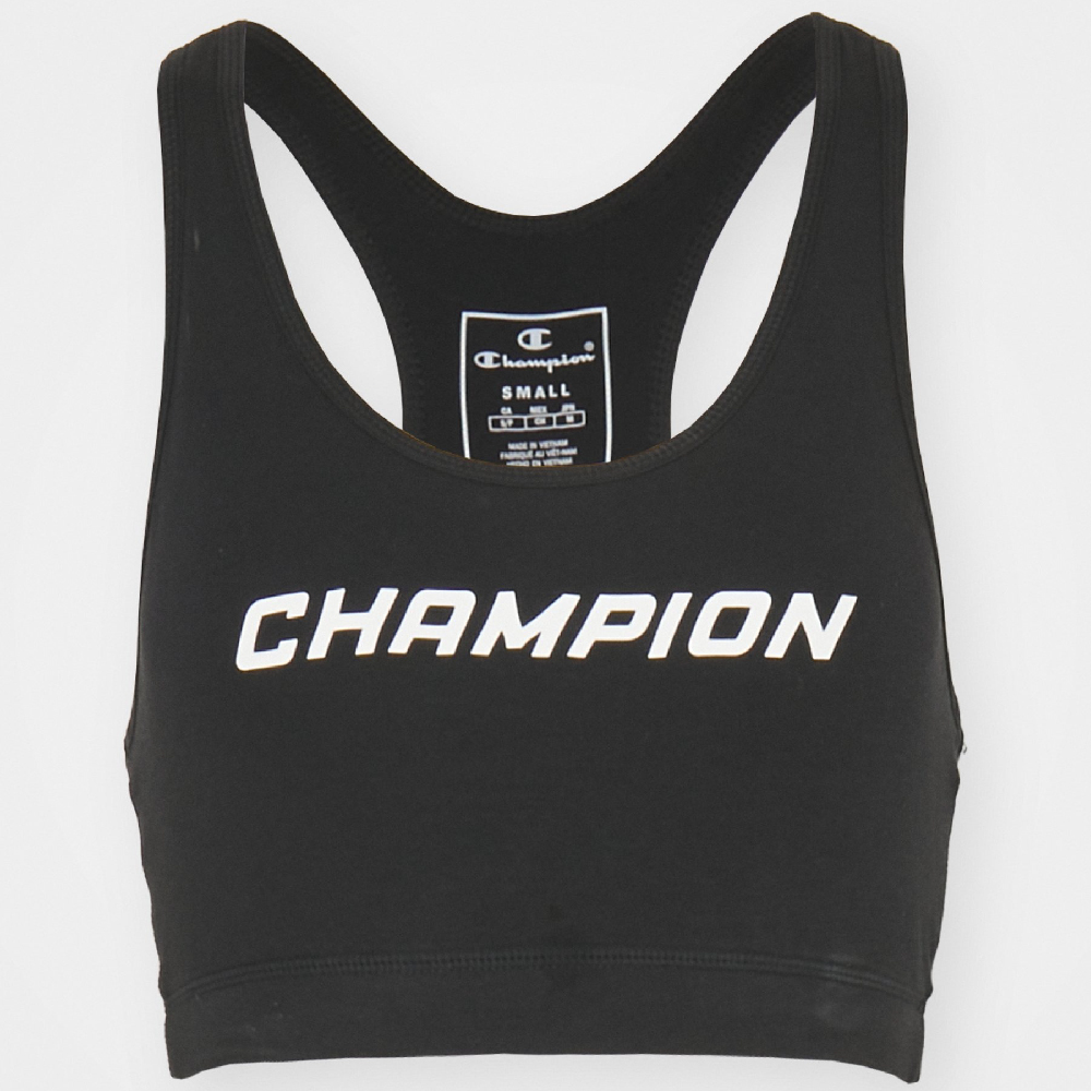 Топ Champion Athletic Club Light Support, черный/белый
