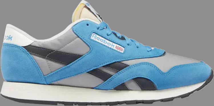 

Кроссовки classic nylon 'cyan tin' Reebok, синий