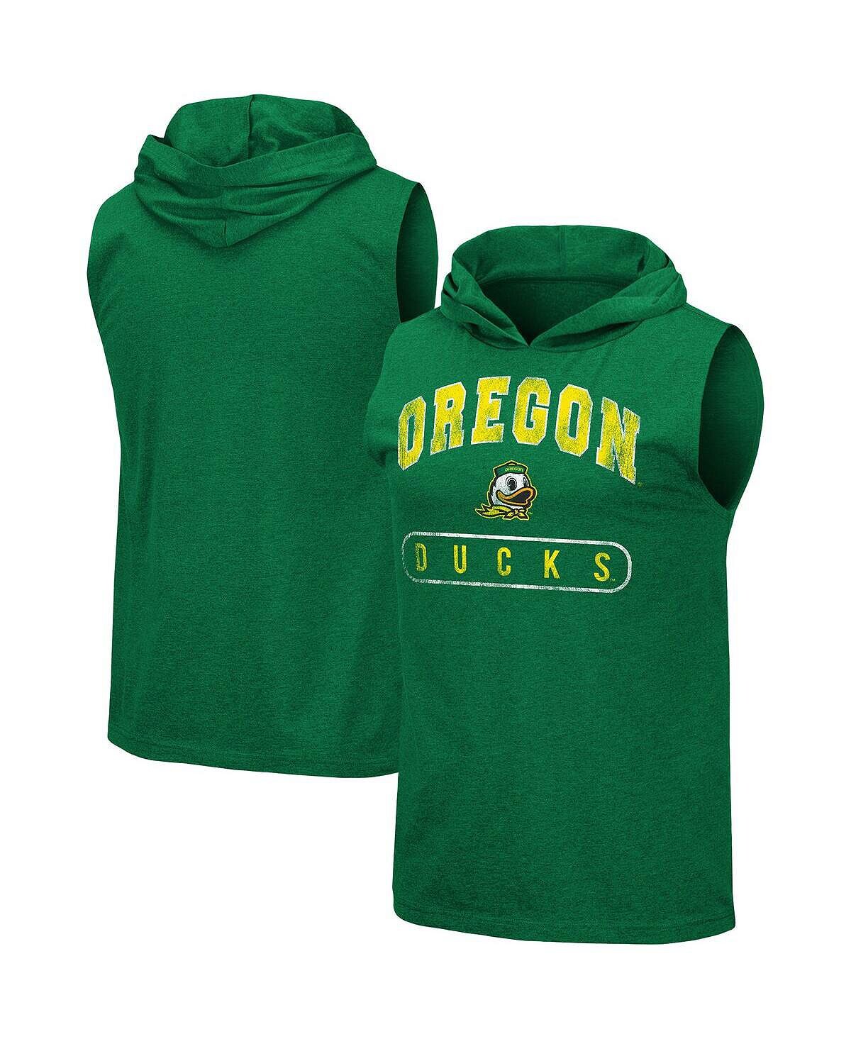 

Мужская майка с капюшоном с капюшоном зеленого цвета oregon ducks для мужчин Colosseum, мульти