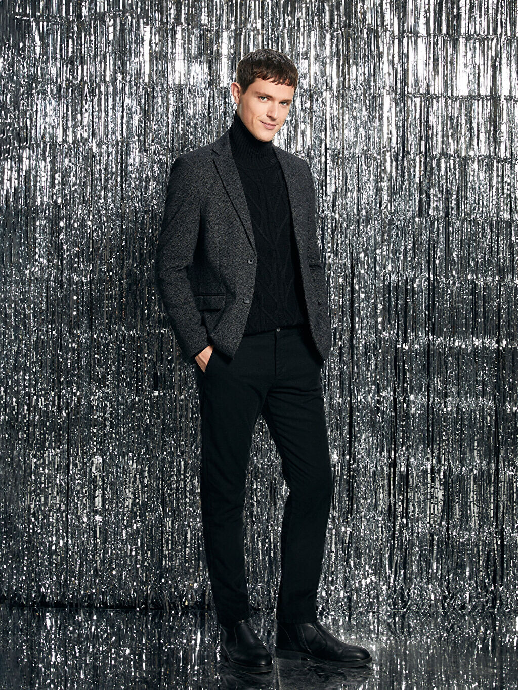 

Мужские брюки Slim Fit с карманами LCWAIKIKI Classic