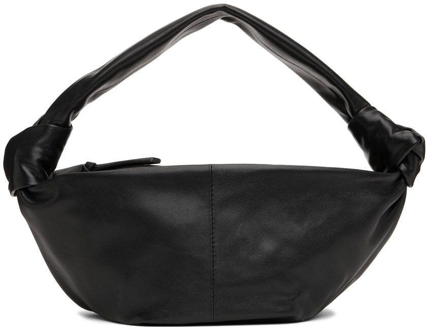 

Черная сумка с двойной узлом и ручкой сверху Bottega Veneta