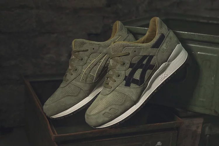 Footpatrol x asics gel store lyte iii squad