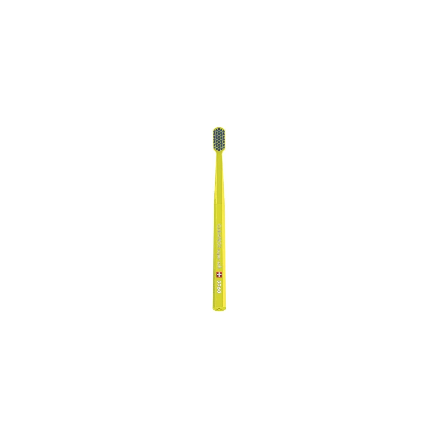 Зубная щетка Curaprox супермягкая Cs 3960, желтый топ misspap super soft active racer серый