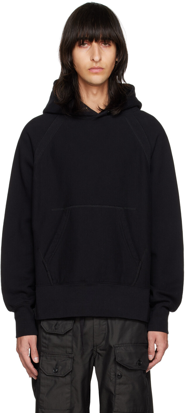 

Черный тяжелый худи Engineered Garments