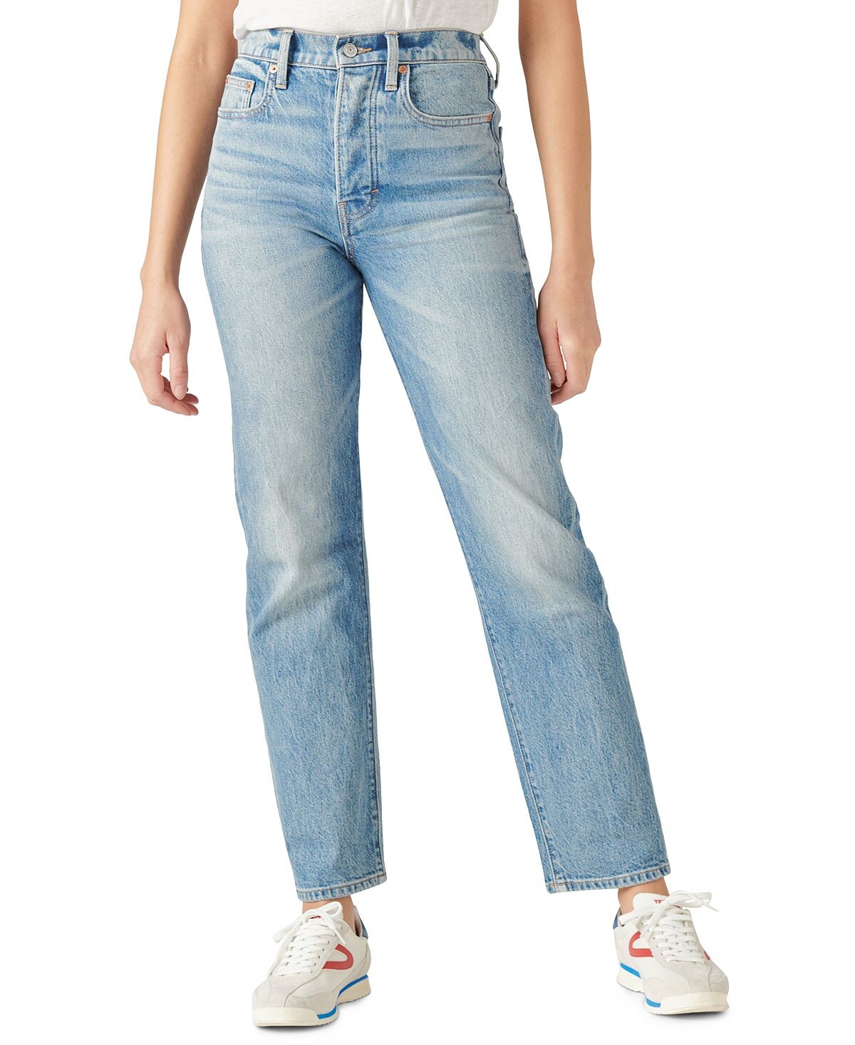 

Свободные джинсы с высокой посадкой в ​​стиле 90-х Lucky Brand, мульти