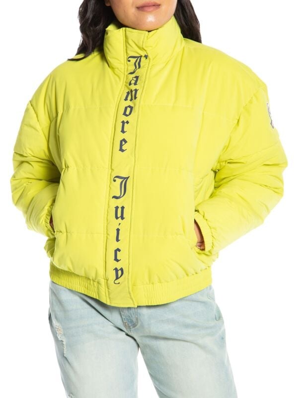 

Куртка - Пуховик Стеганая Juicy Couture Channel, lime