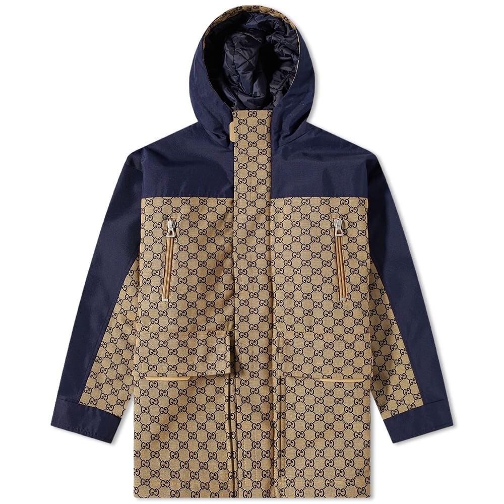 

Горная куртка с узором GG Gucci, Коричневый