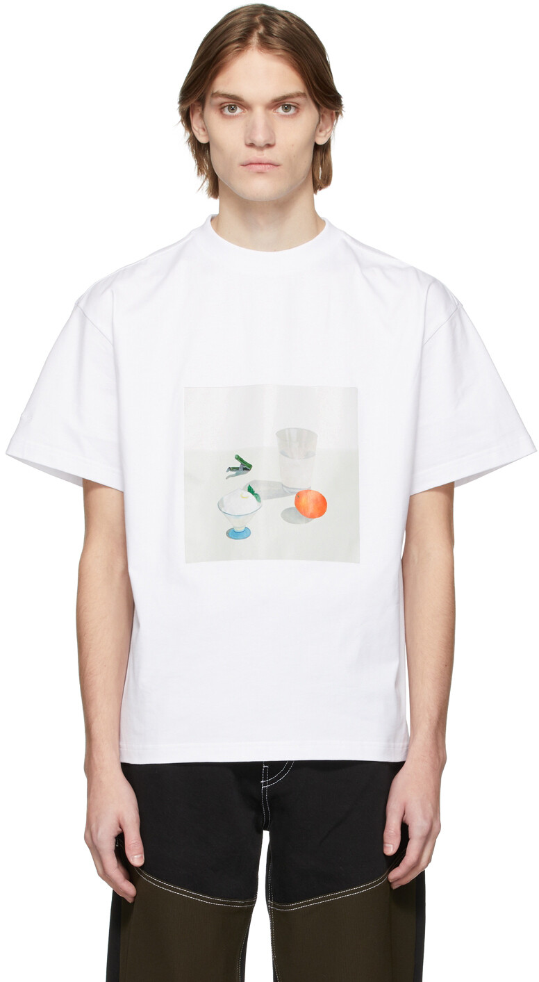 

Белая футболка Le T-Shirt Tableau Jacquemus