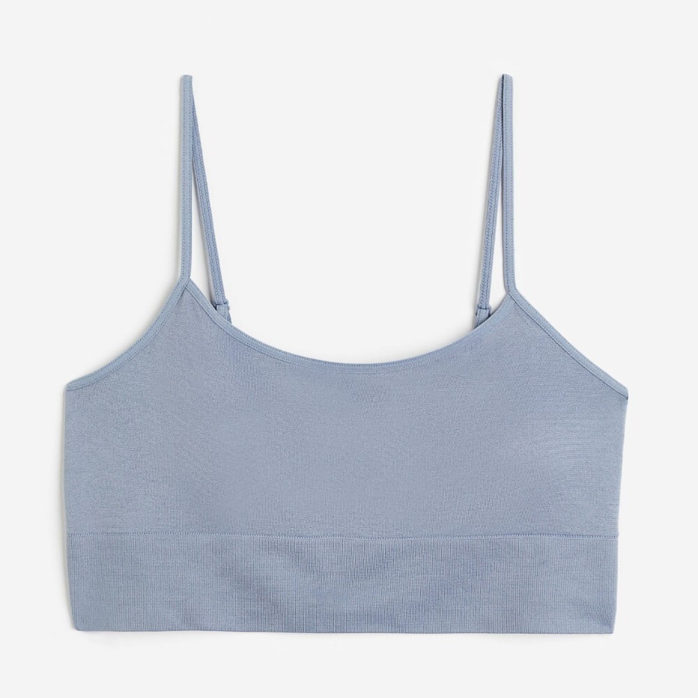

Бюстгальтер без косточек H&M Seamless, синий