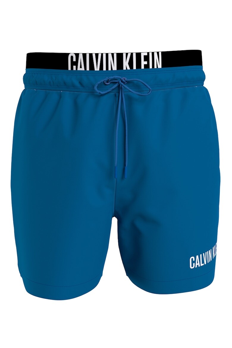 

Шорты для плавания с логотипом на талии Calvin Klein, синий