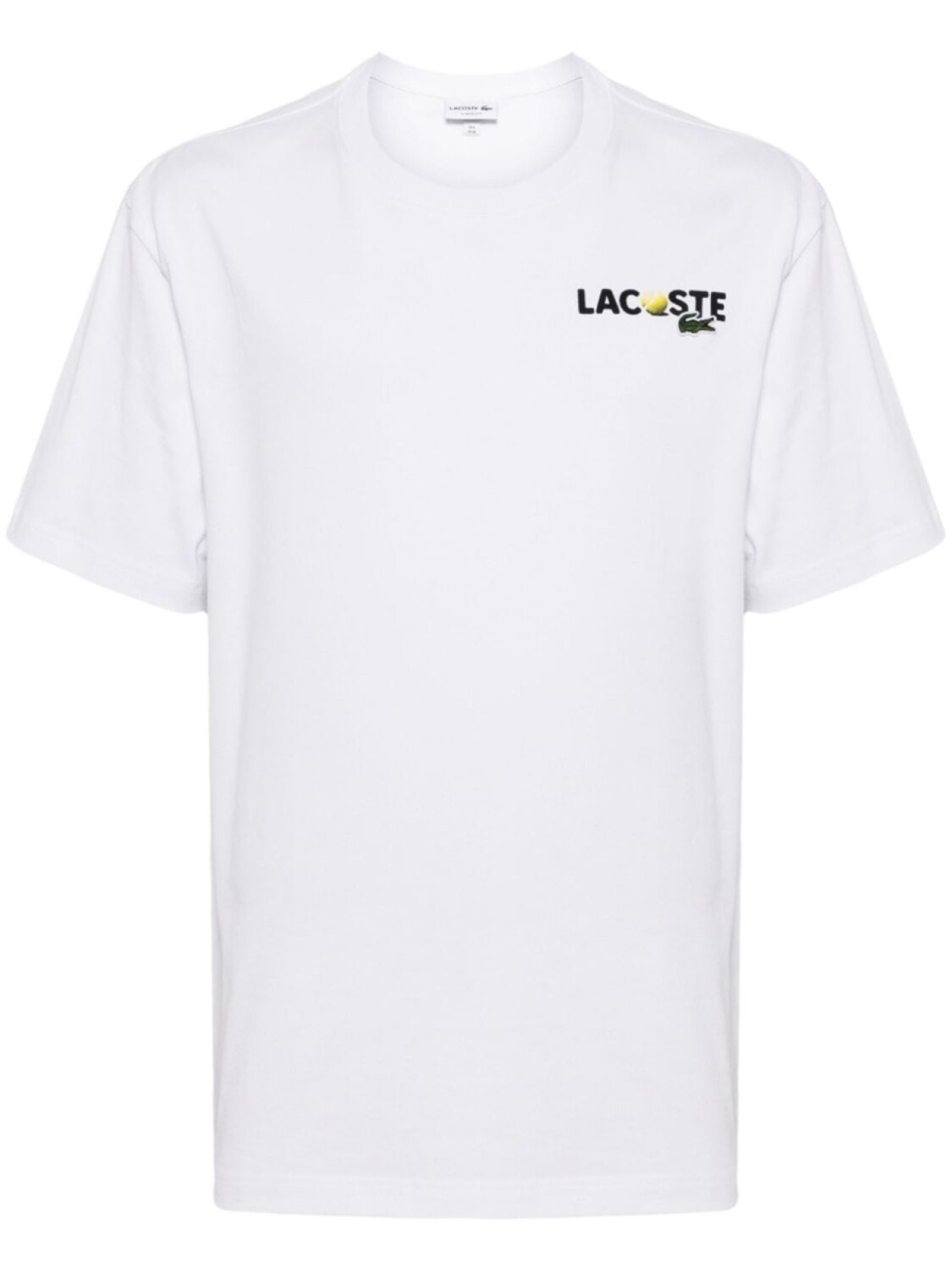 

Lacoste футболка с графичным принтом, белый