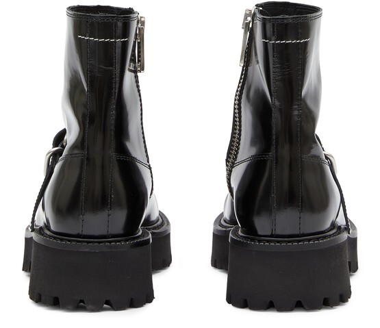 

Ботильоны с пряжкой Mm6 Maison Margiela, черный