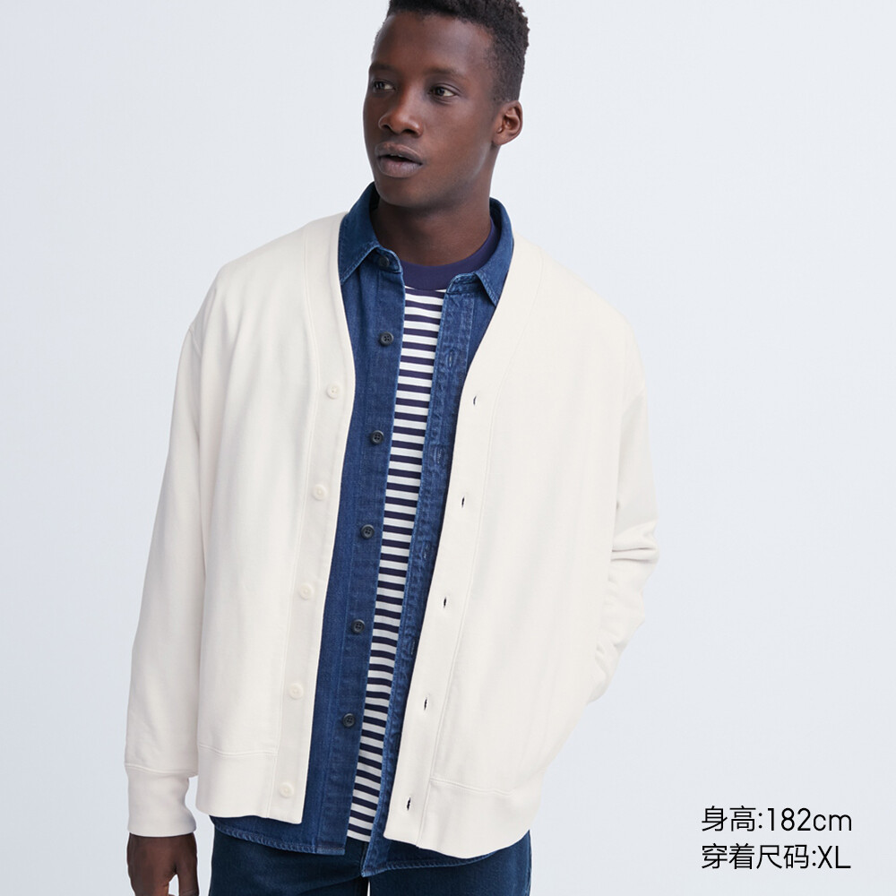 

Uniqlo мужской и женский повседневный кардиган для пар, свитер, вязаная куртка с длинными рукавами, осень