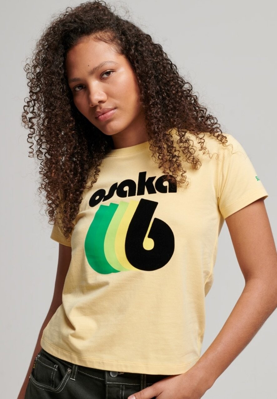 

Футболка с принтом Superdry, Оранжевый