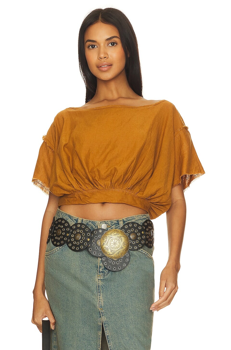 

Футболка Free People Cloud 9 Bubble, цвет Pecan