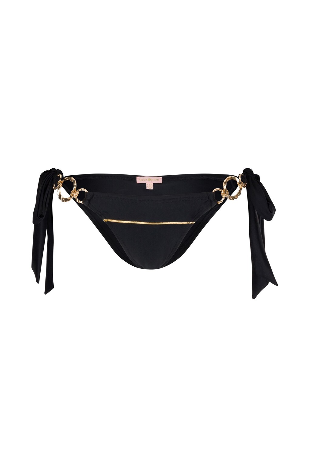 

Плавки бикини Moda Minx Bikini Hose Hoop Hoop seitlich gebunden, черный