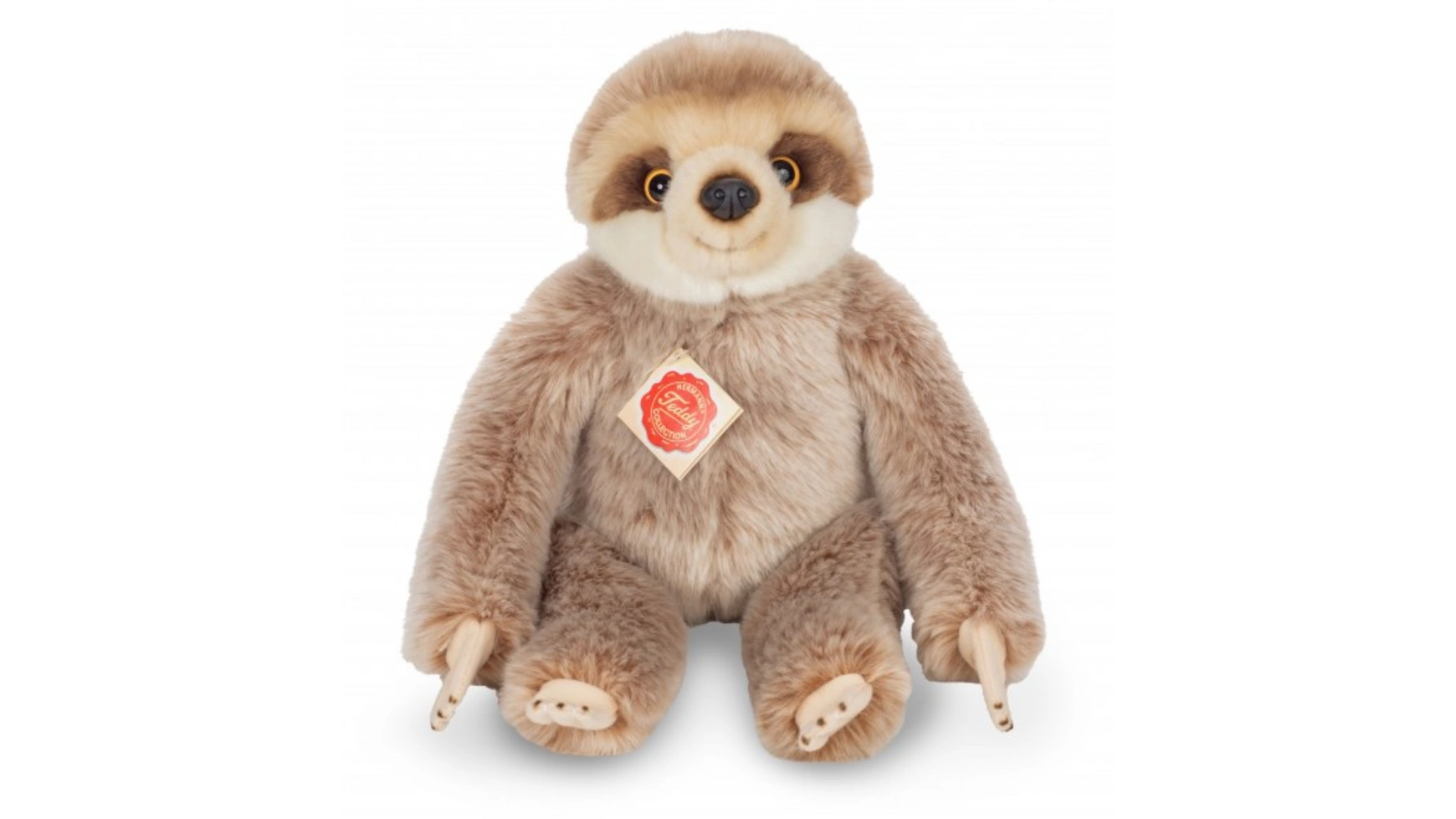 Плюшевая игрушка ленивец, 22 см Teddy-Hermann мягкая игрушка кролик бежевый 23 см teddy hermann