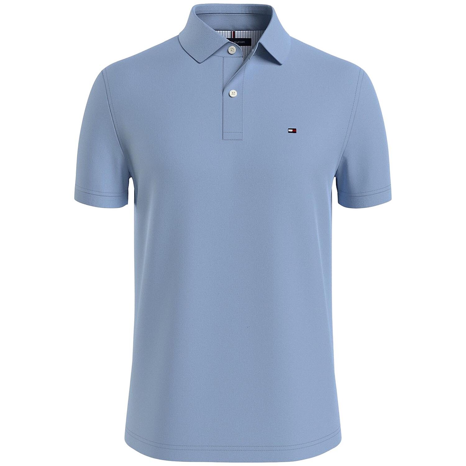 

Поло Tommy Hilfiger Tommy Regular Fit, голубой