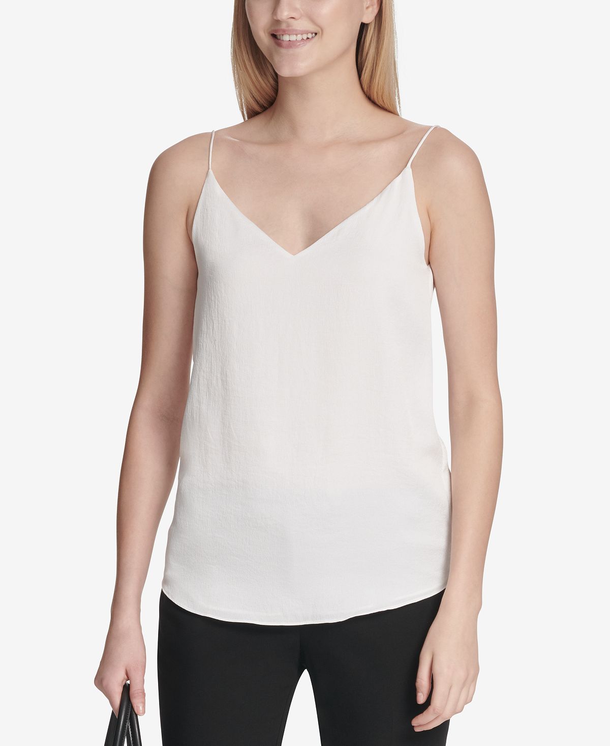 Камзол с v-образным вырезом Calvin Klein, белый комплект из трех мужских футболок с v образным вырезом calvin klein classics