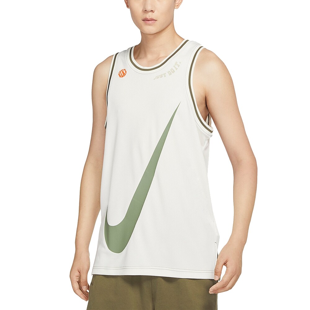 

Майка Nike AS M NK DF DNA, белый/зеленый