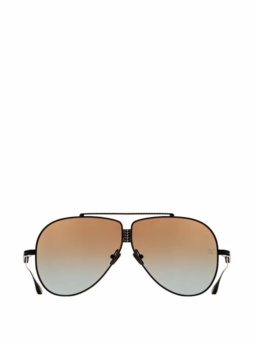 Солнцезащитные очки Valentino Eyewear солнцезащитные очки lero авиаторы оправа металл градиентные золотой