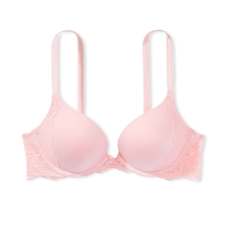 

Бюстгальтер Victoria's Secret Dream Angels Recycled Smooth with Lace, светло-розовый
