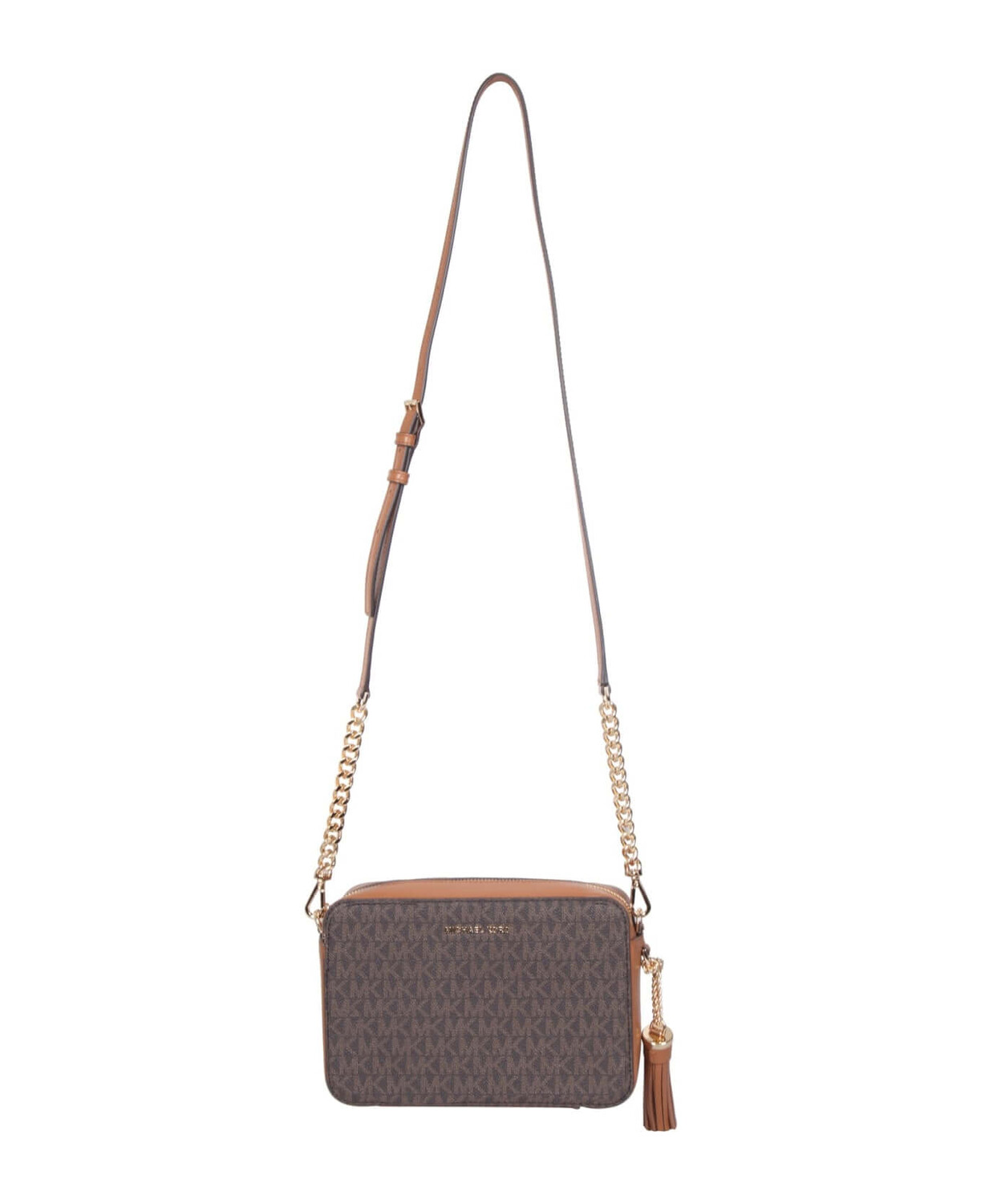 

Сумка кросс-боди Michael Kors Ginny Shoulder, коричневый/светло-коричневый
