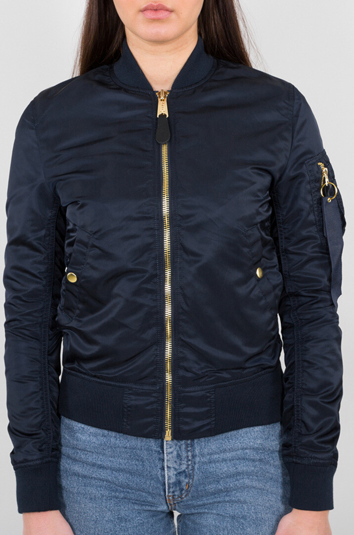 

Куртка Alpha Industries MA-1 VF LW женская, темно-синяя