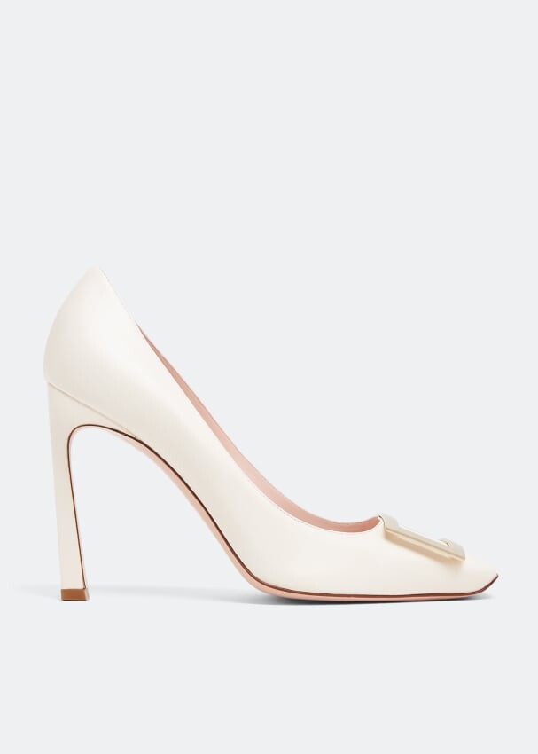 

Туфли ROGER VIVIER Trompette buckle pumps, белый