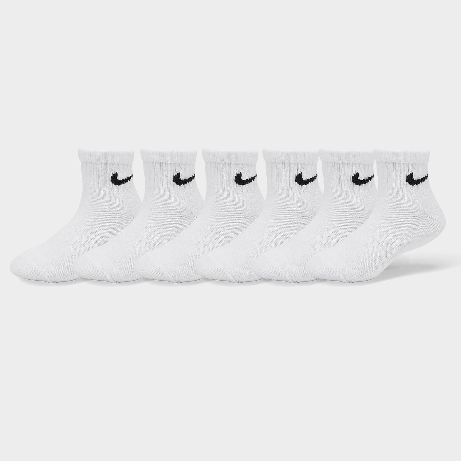 

Носки до щиколотки Nike Dri-FIT для маленьких детей (6 шт.), белый