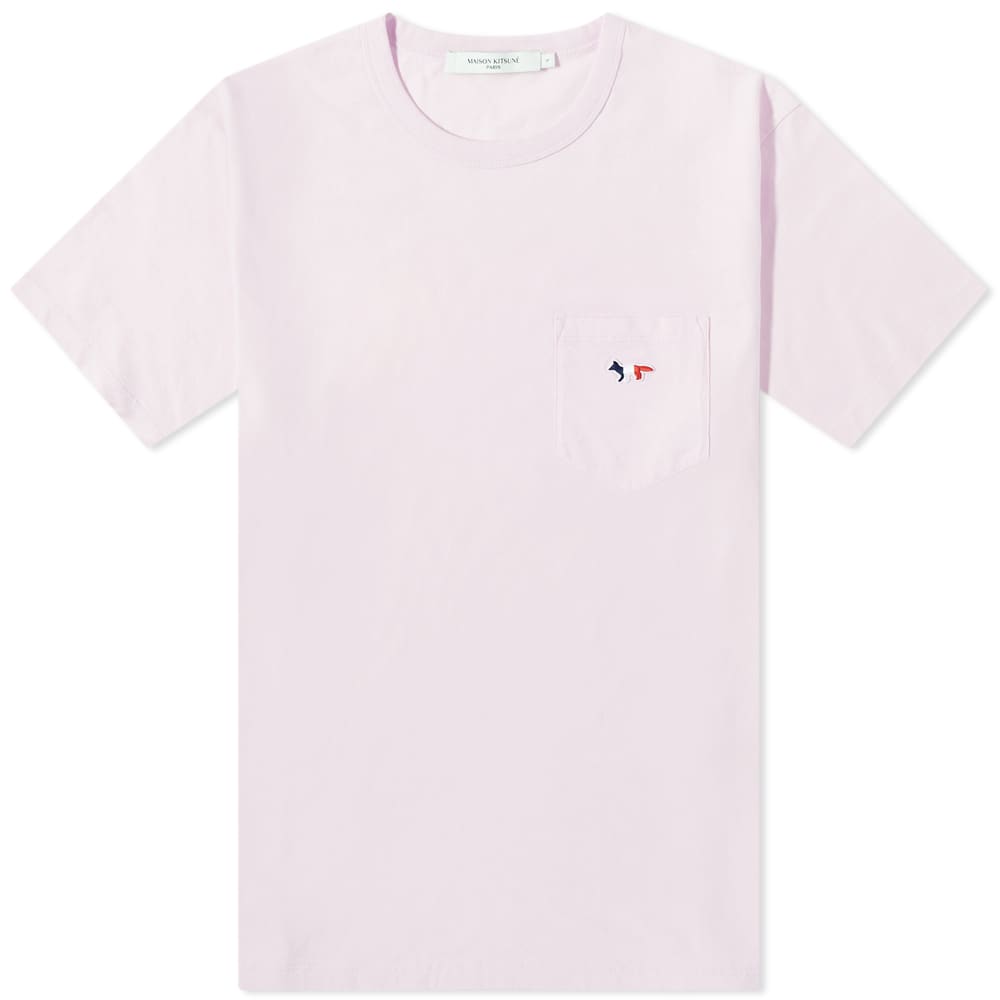 

Футболка Maison Kitsuné Tricolor Fox Patch Pocket Tee