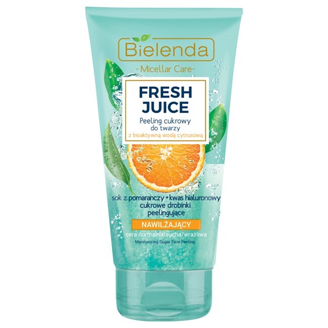 

Bielenda Увлажняющий сахарный скраб Fresh Juice с цитрусовой водой Апельсин 150г