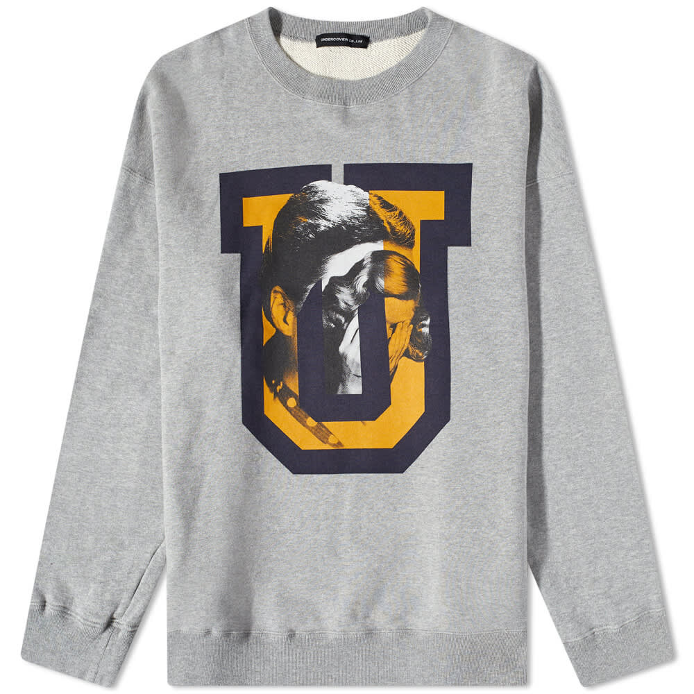 

Толстовка Undercover U Print Crew Sweat, Серый